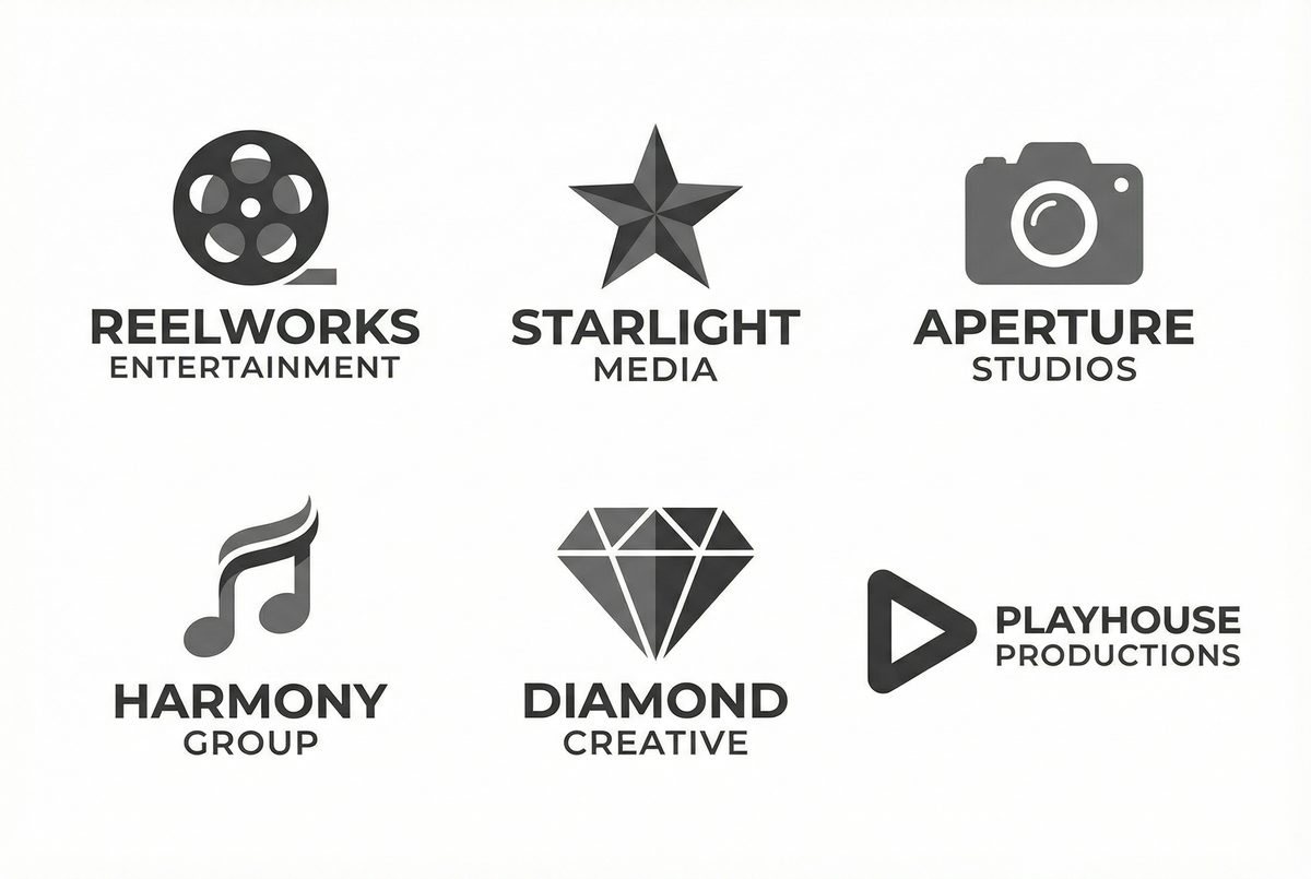 重口社合作影视品牌Logo墙